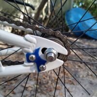 Dezelfde derailleur na gebruik van het middel